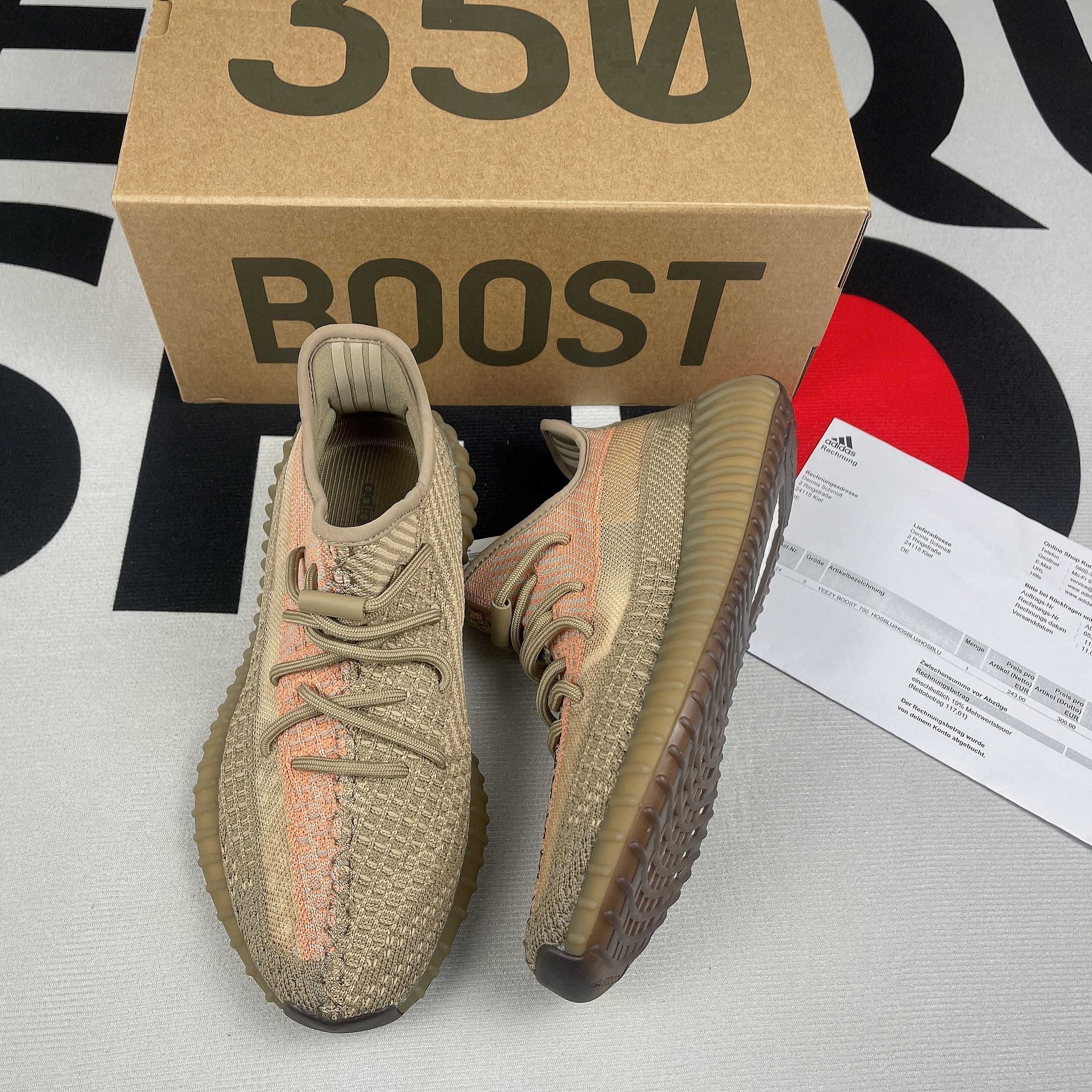 Buty Adidas & Yeezy 350 V2 Sand Taupe (36-48)