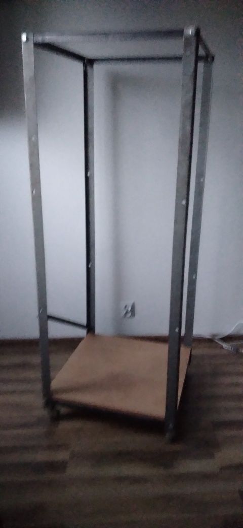 Wózek transportowy platforma regał na kółkach wys 160 cm, szer 60 x 60