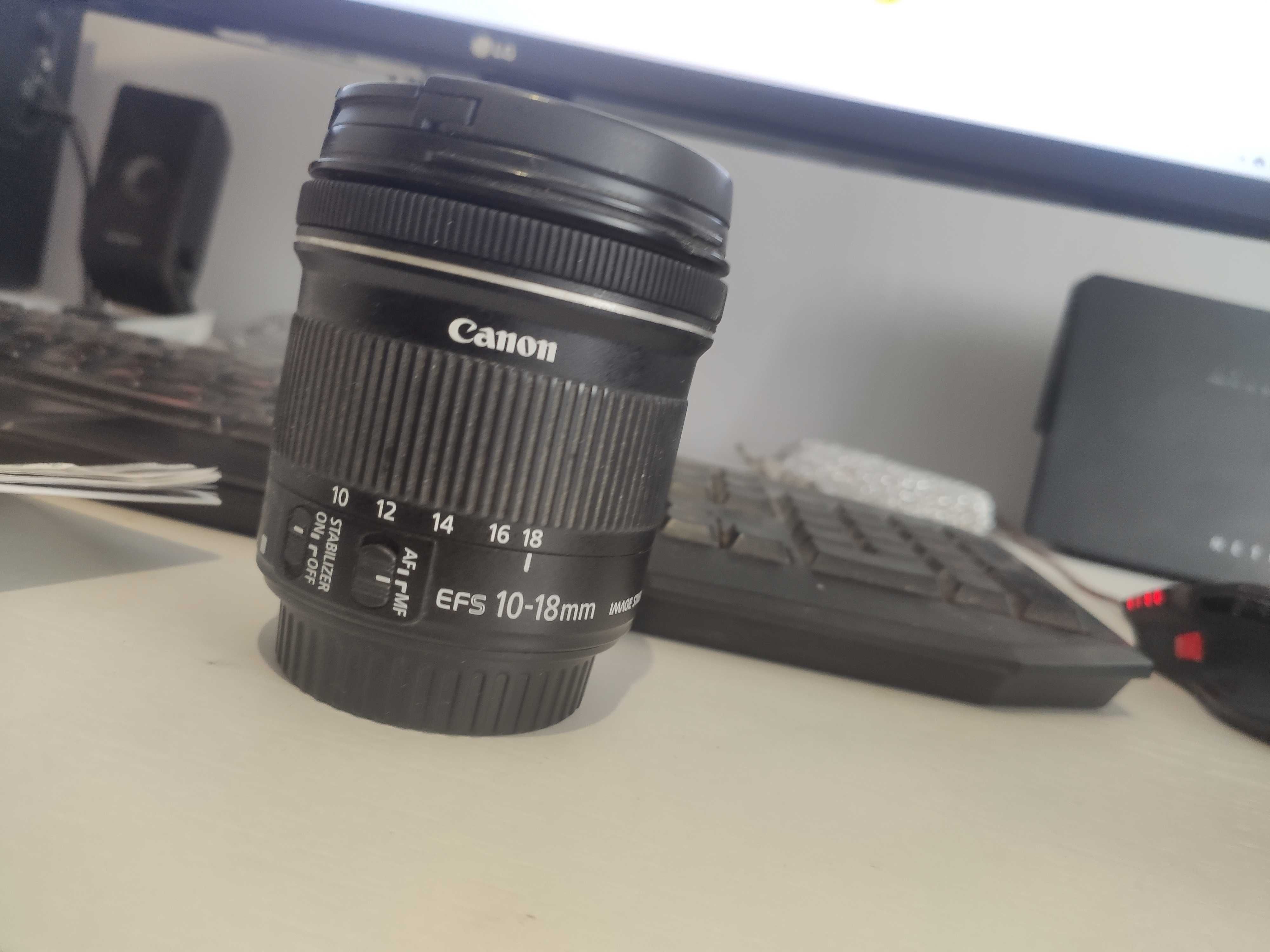 Obiektyw Canon EFS 10-18mm f/4.5-5.6 IS STM