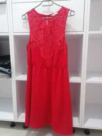 Czerwona sukienka hm 38