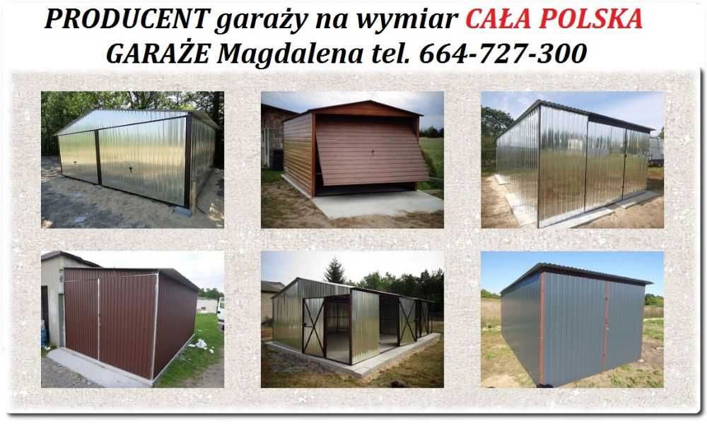 Garaż blaszany 3x5 3x6 4x5 4x6 Garaże blaszane Blaszak Blaszaki MOCNE