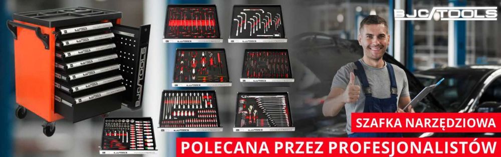 Szafka Narzędziowa BJC 7-SZUFLAD z WYPOSAŻENIEM 298el