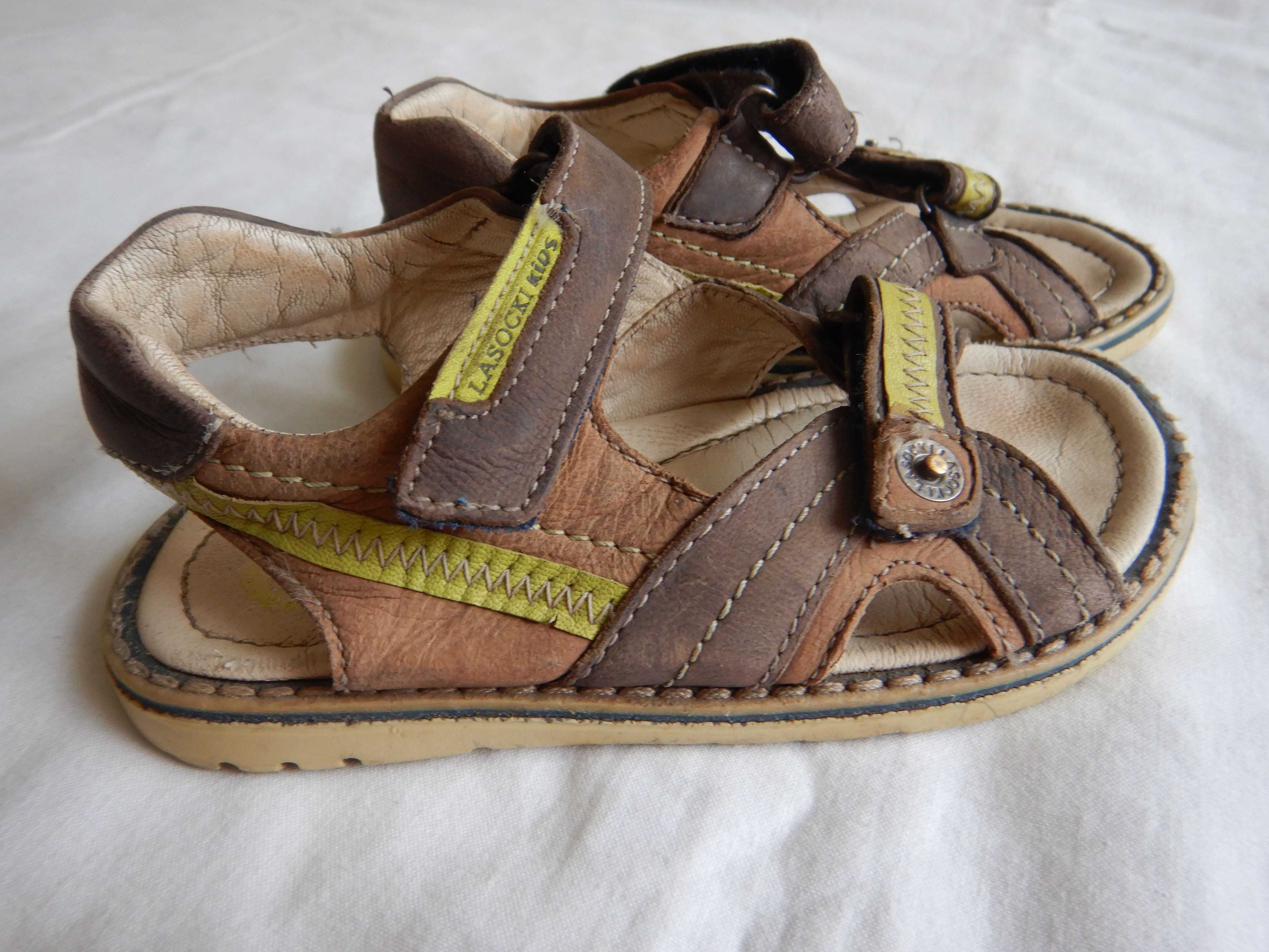 Lasocki Kids CCC sandały skórzane rozm. 27