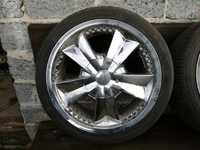 Alufelgi chromowane z oponami 18" 225/40 R18 4x100