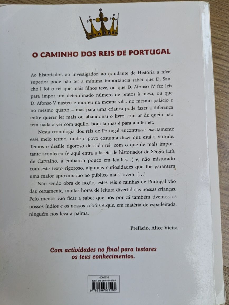 O Caminho dos Reis de Portugal de Sérgio Luís de Carvalho