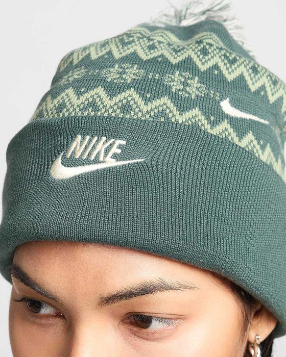США‼️Шапка Nike Peak Fair Isle Beanie Dunk Air Max Force (HF0188-338)