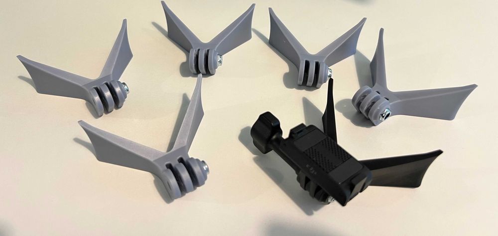 Mocowanie do kasku Airoh Comander, uchwyt na kask do GoPro, DJI. SJCAM