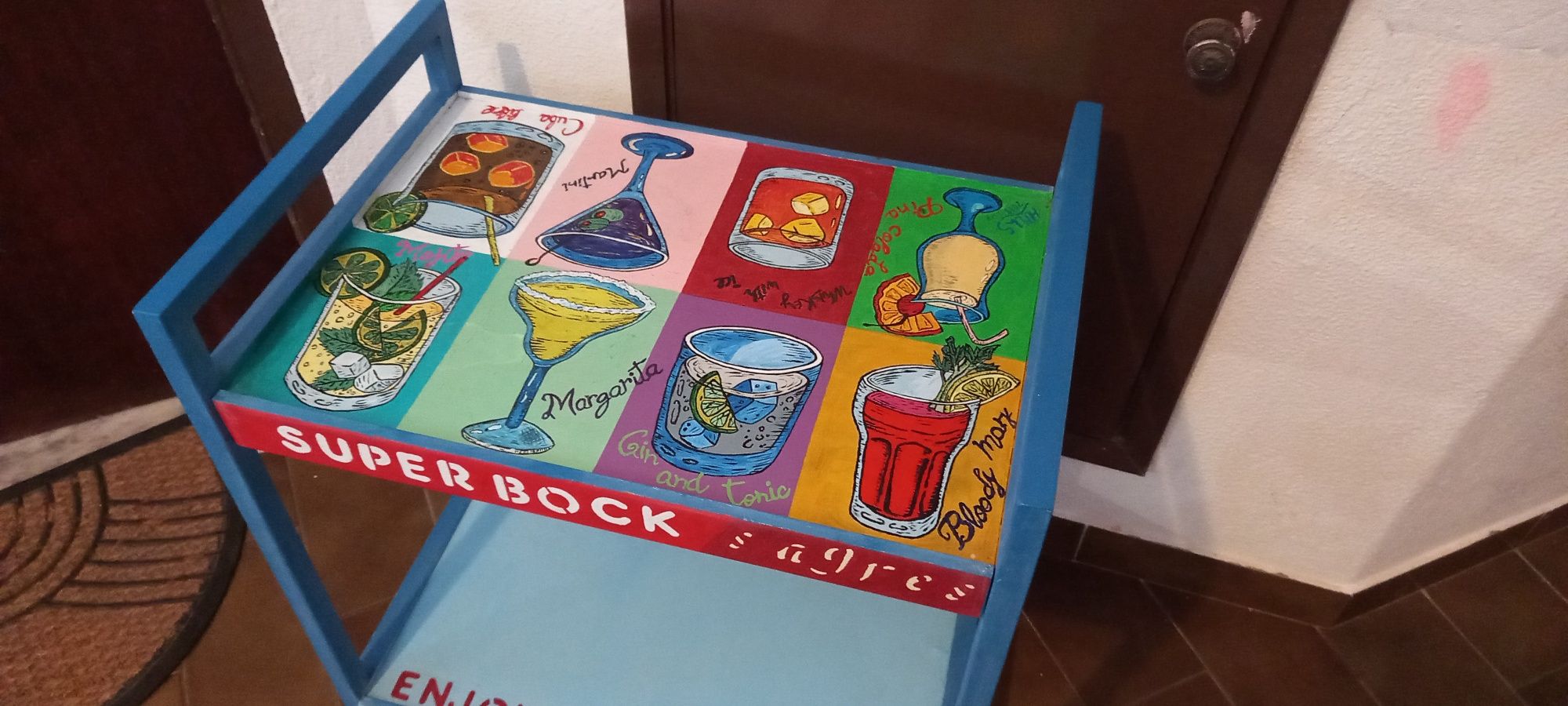 Carro de bebidas
