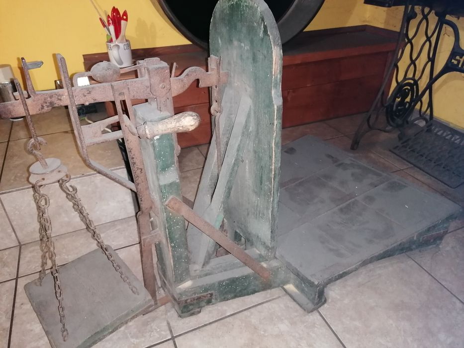 Waga drewniana stara