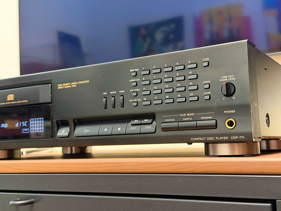 ‼️ Sony CD-плеер CDP-711 винтажный Hi-Fi, Япония, верхняя линейка!