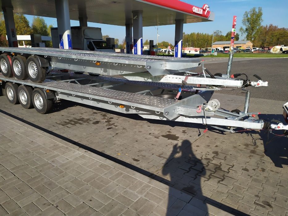 wynajem wypozyczalnia obrotnica laweta zestaw auto laweta