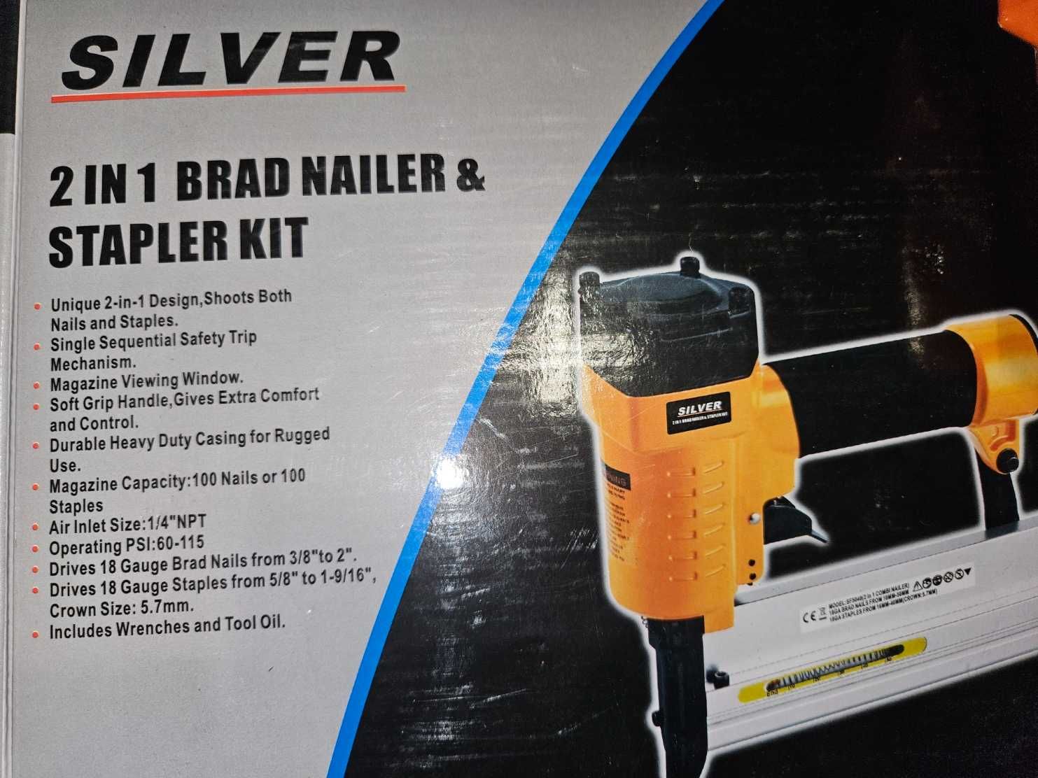 Pistolet pneumatyczny SILVER SF5040 Brad Nailer