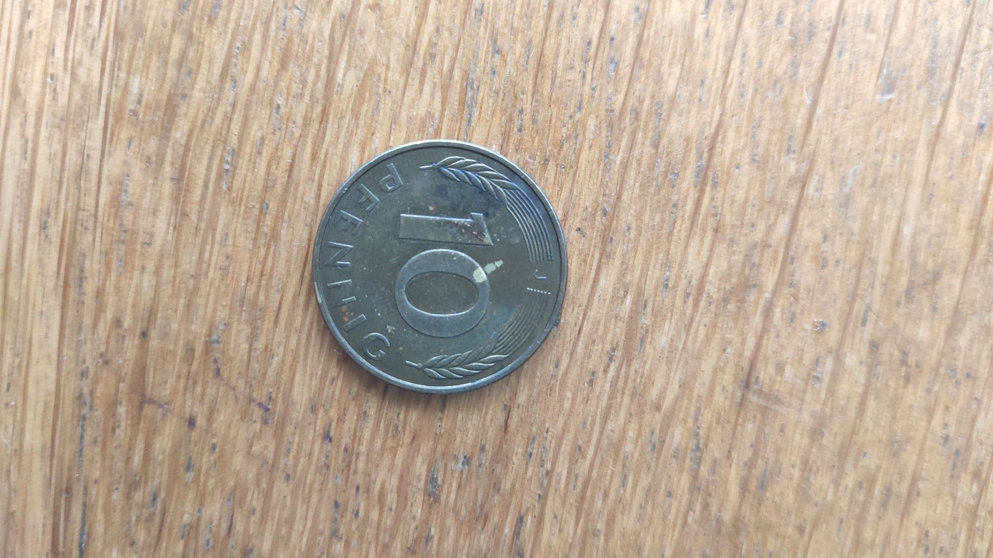 10 fenigów pfennig 1982 r.