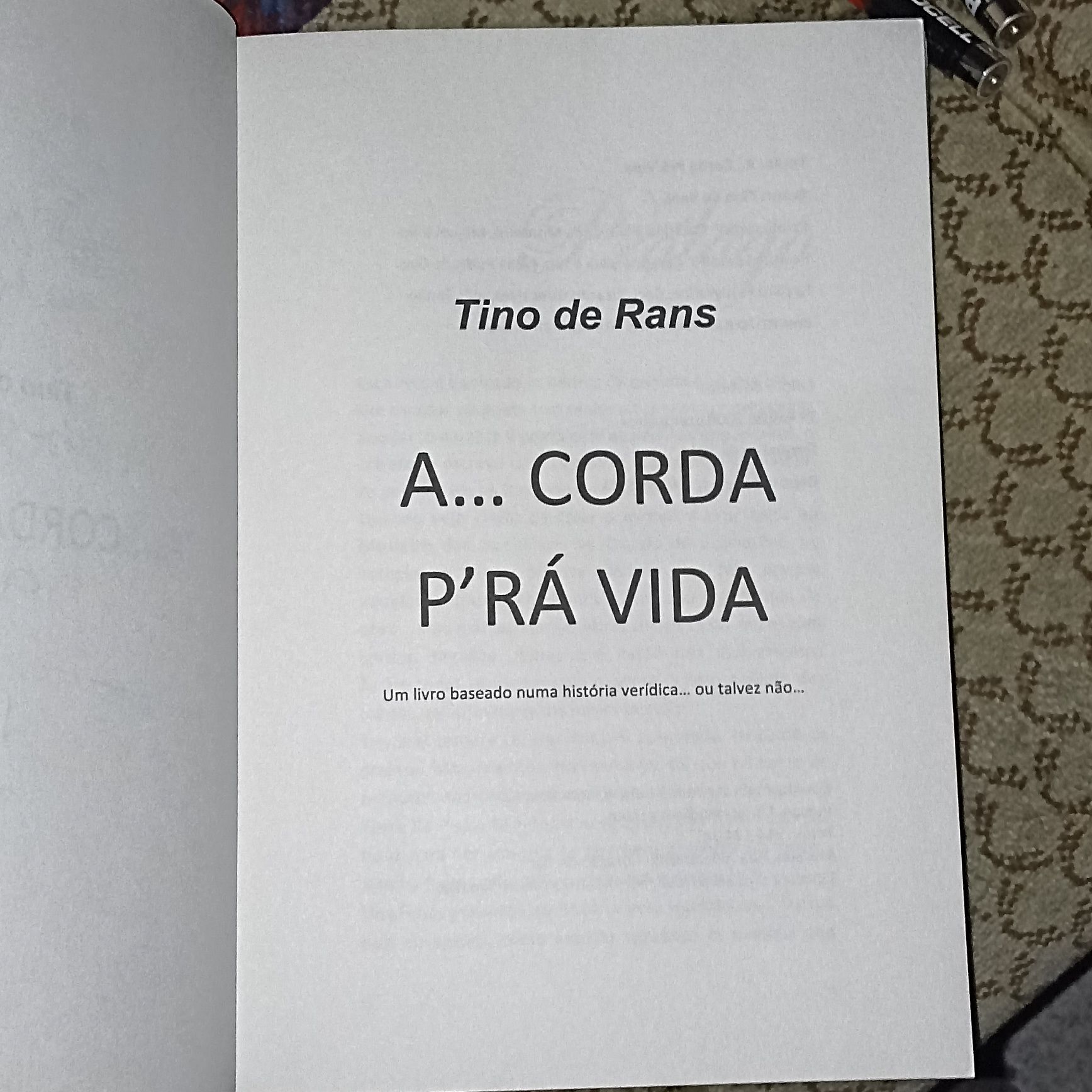 A... Corda Pra Vida do Tino de Rans