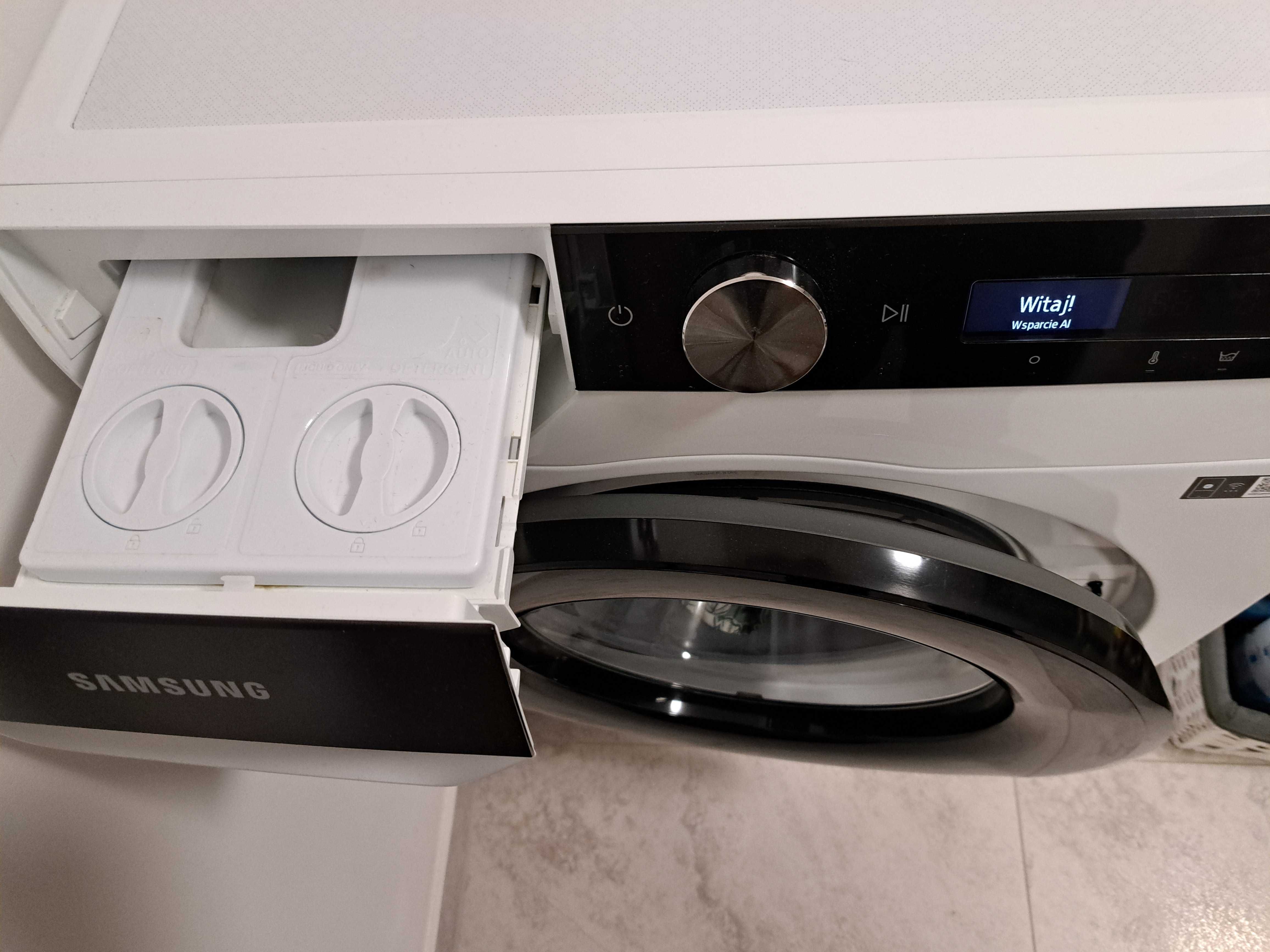 Pralka Samsung 9 kg, automatyczne dozowanie stan bdb