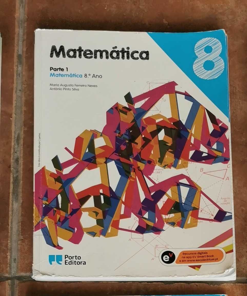 Livros escolares 8ºano - como novos