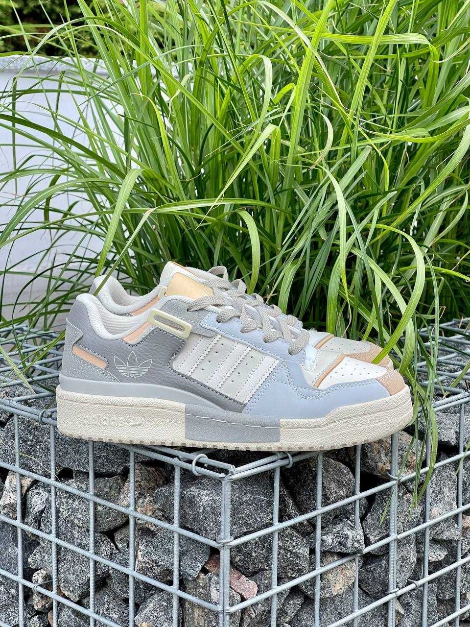 Жіночі кросівки Adidas Forum Exhibit Low Beige Grey (36-40 р.)