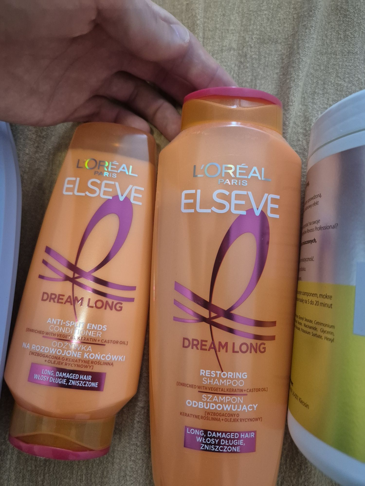Shampoo,  conditioner,  maska