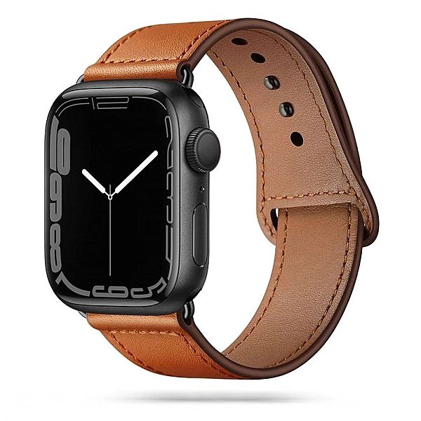 Pasek Tech-Protect LeatherFit na Apple Watch 4 / 5 / 6 / 7 / 8 / 9 / S