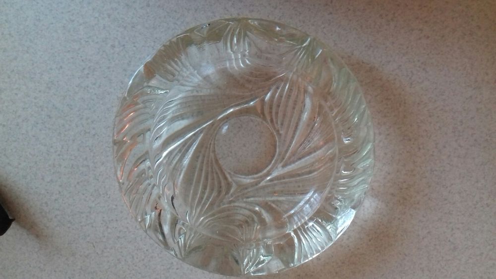 Popielniczka szklana PRL