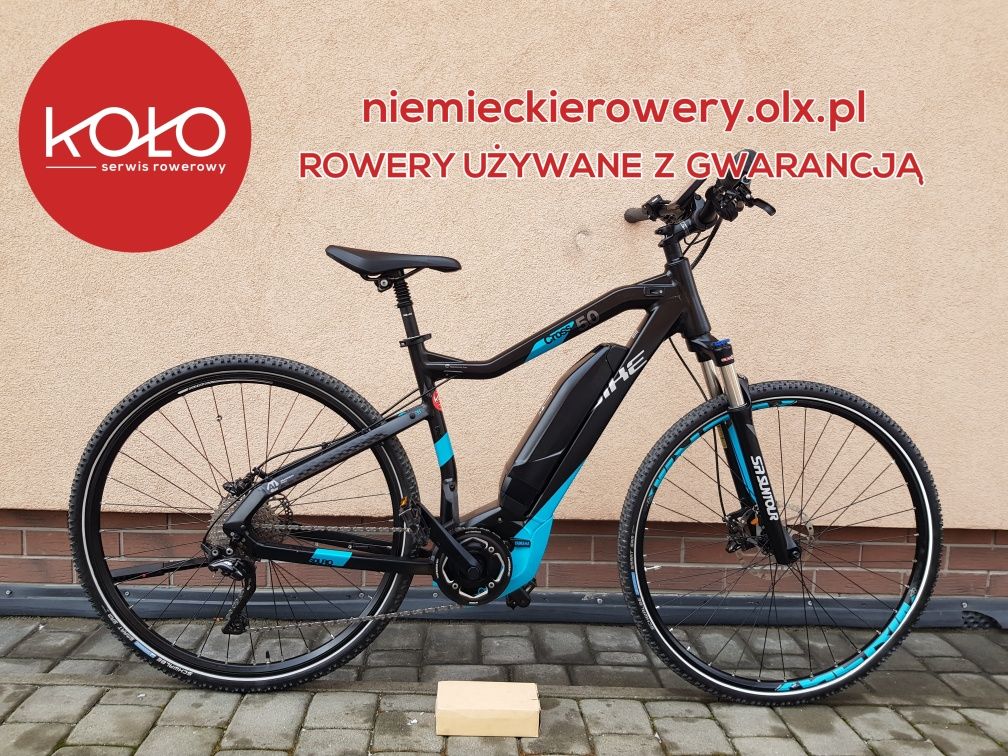 Rower elektryczny crossowy górski HAIBIKE koła 28 DEORE XT JAK NOWY