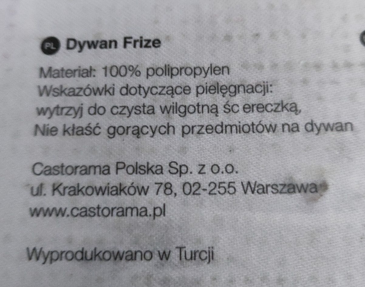 Dywan różowy dla dziecka 160/120 cm