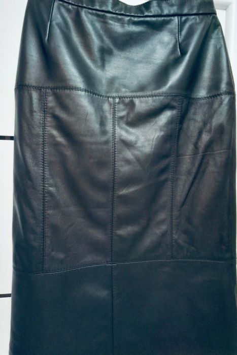 Шкіряна спідниця стан нової, L