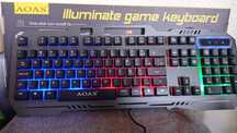 Teclado com fio botões retroiluminados RGB - Novo!!