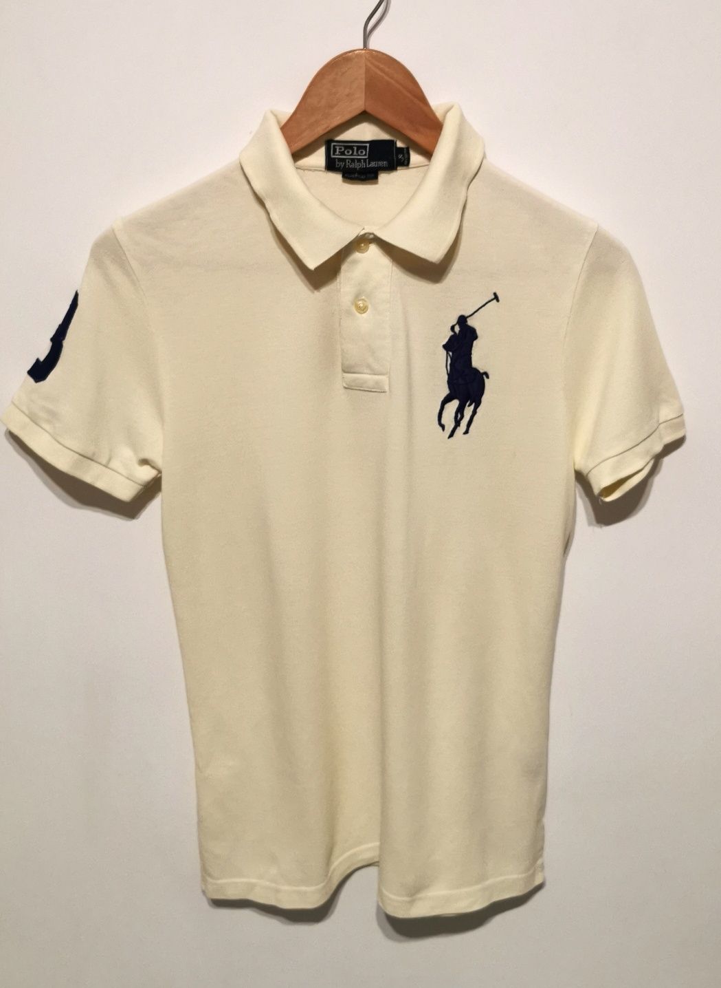 Ralph Lauren polo t-shirt koszulka krótki rękaw logowana męska S