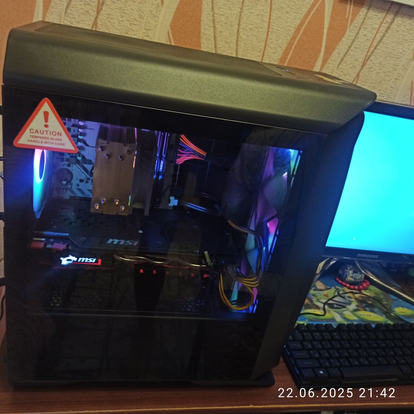 Ігровий ПК Ryzen 5 5500+MSI GTX 1070 - 8GB+OЗУ16GB+SSD-128+HDD-1TB