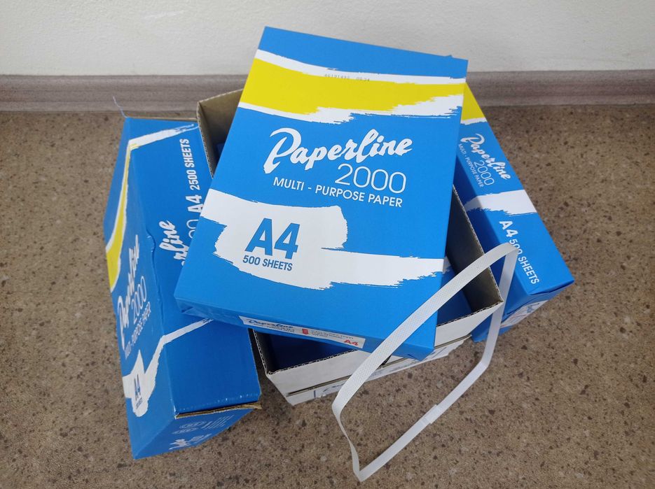 Папір офісний, А4(210х297mm), 80г/м², 5х500арк., Paperline 2000