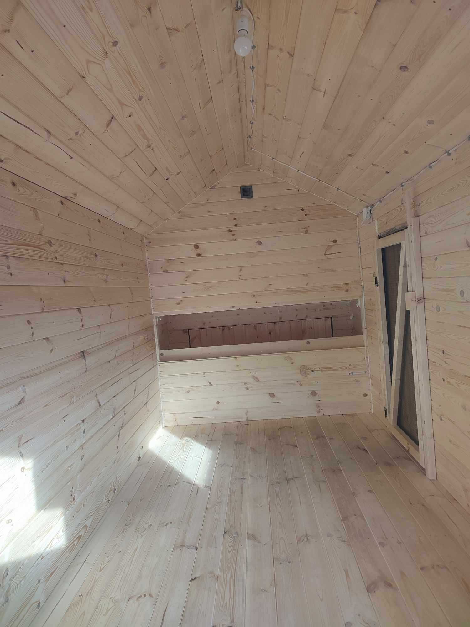 Kurnik dla kur, kaczek Gęsi 5mx2mx2,2mh Producent WoodStuff OCIEPLONY