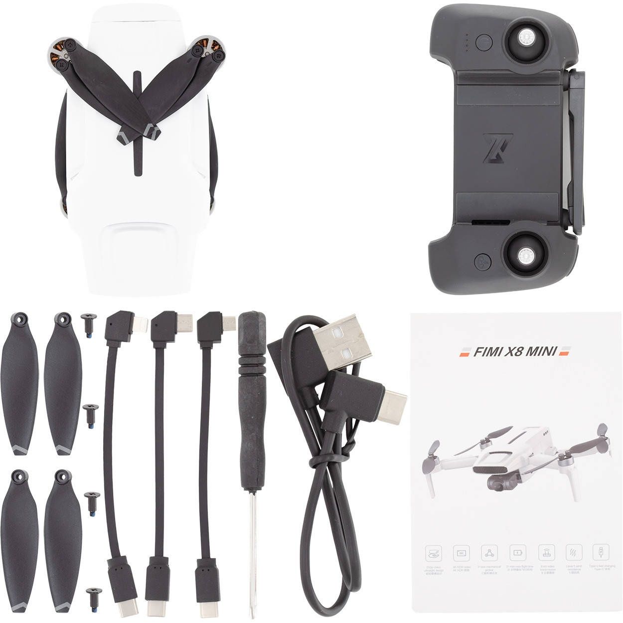 Fimi X8 Mini 4К White V2 pro 2 battery 249 грам (FMWRJ04A7) avata 2