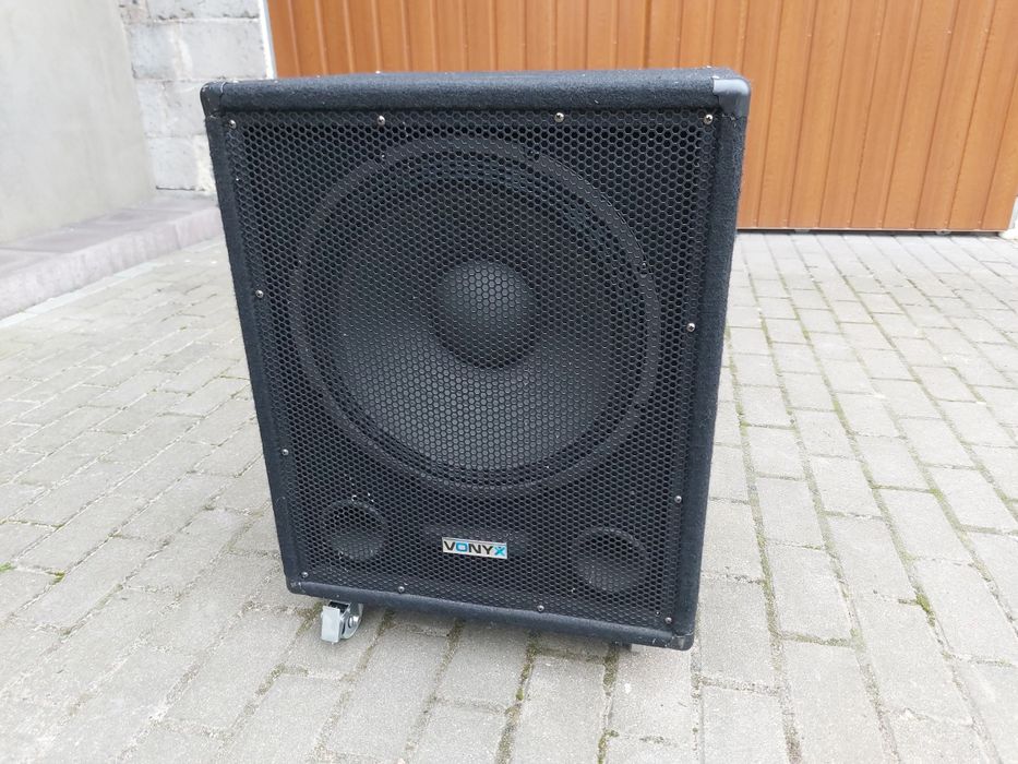 Bas subwoofer nagłośnienie kolumna 15" estradowe