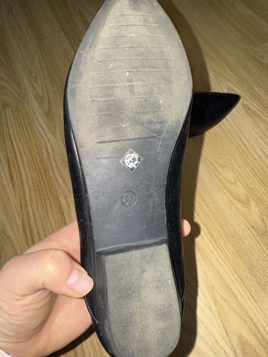 Жіночі шкіряні мюлі, 38 розмір