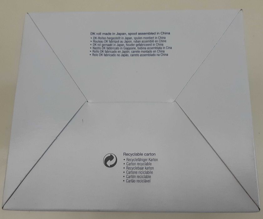 Caixa Fita Contínua Papel Térmico Autocolante Branco BROTHER DK-22243