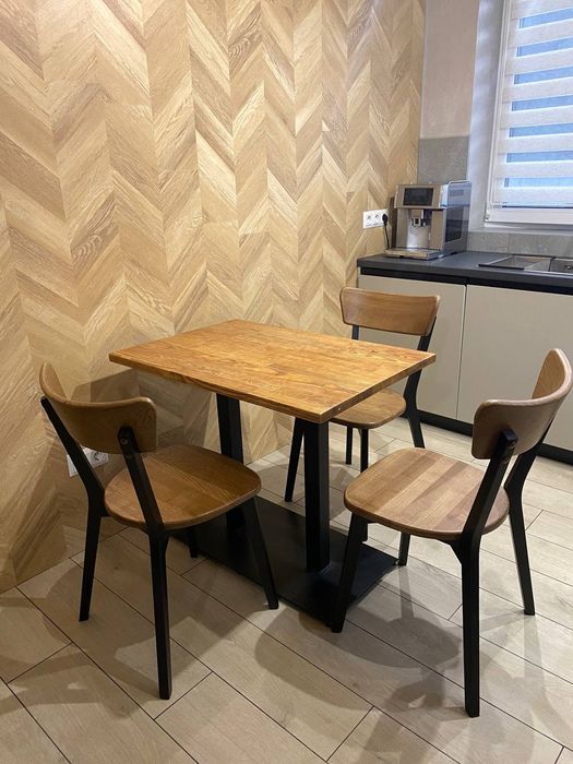 Стіл дерев'яний лофт