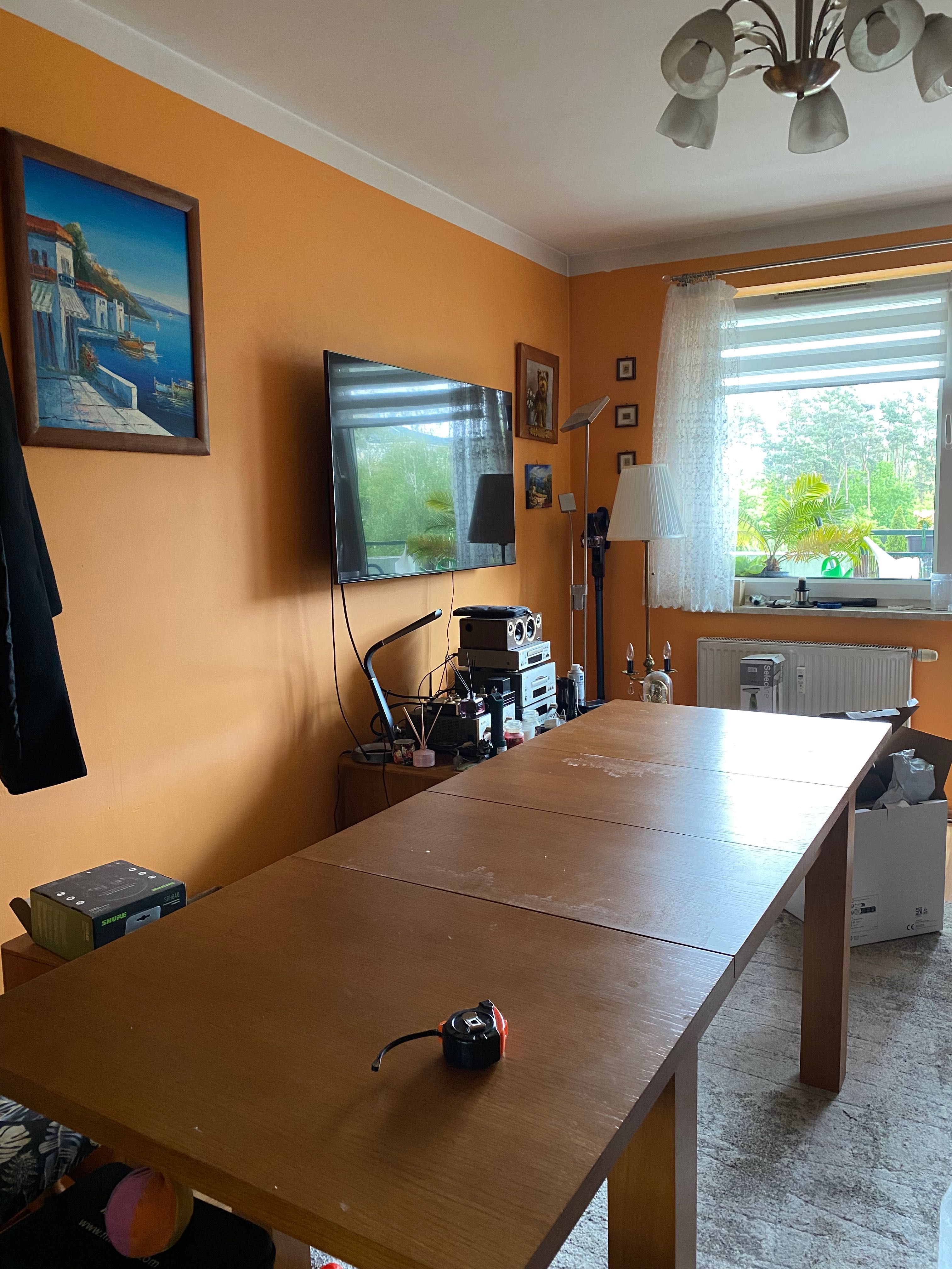 stół z litego drewna