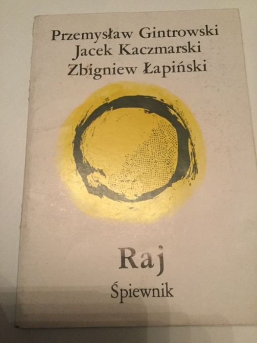 Śpiewnik Jacka Kaczmarskiego Raj unikat
