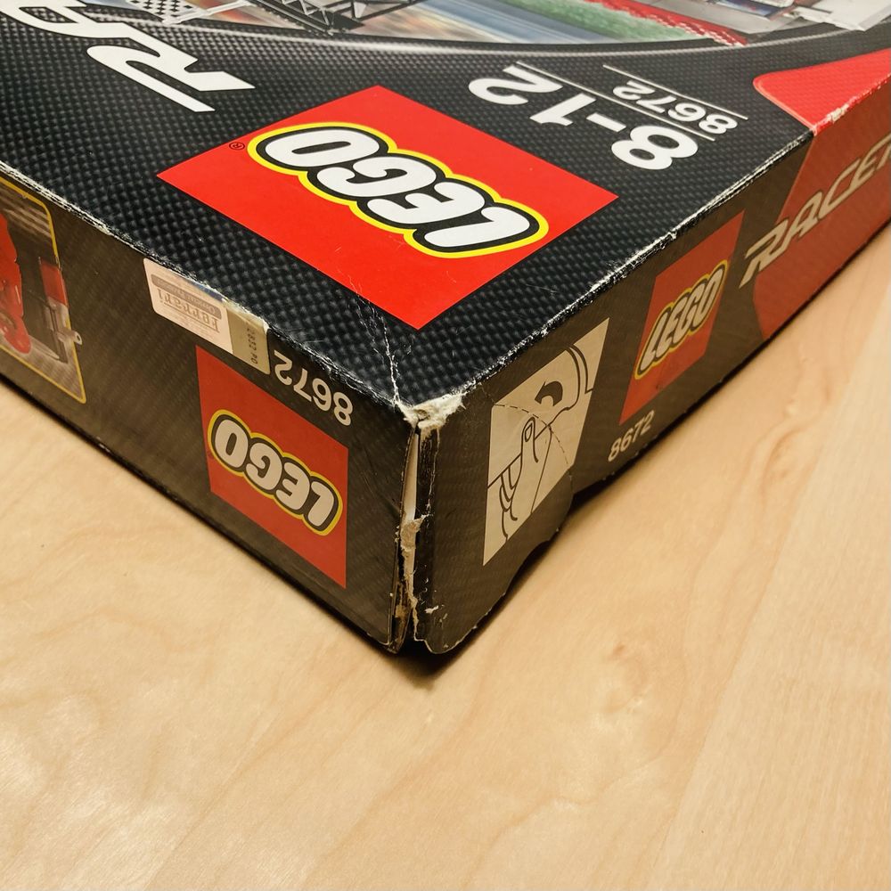LEGO 8672 Racers Ferrari Finish Line Novo