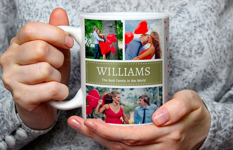 Canecas com fotografias