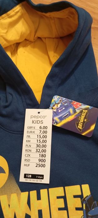 Nowa bluza rozmiar 128 z Pepco