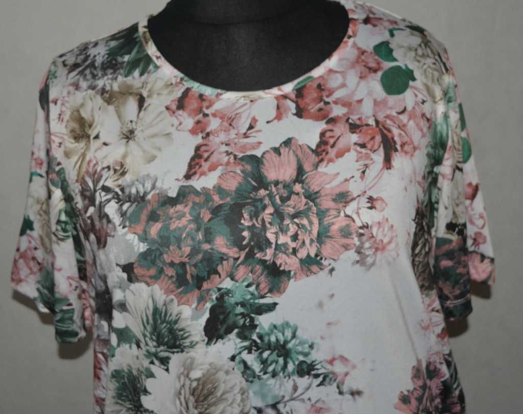 Elastyczna bluzka w kwiaty Paola 48