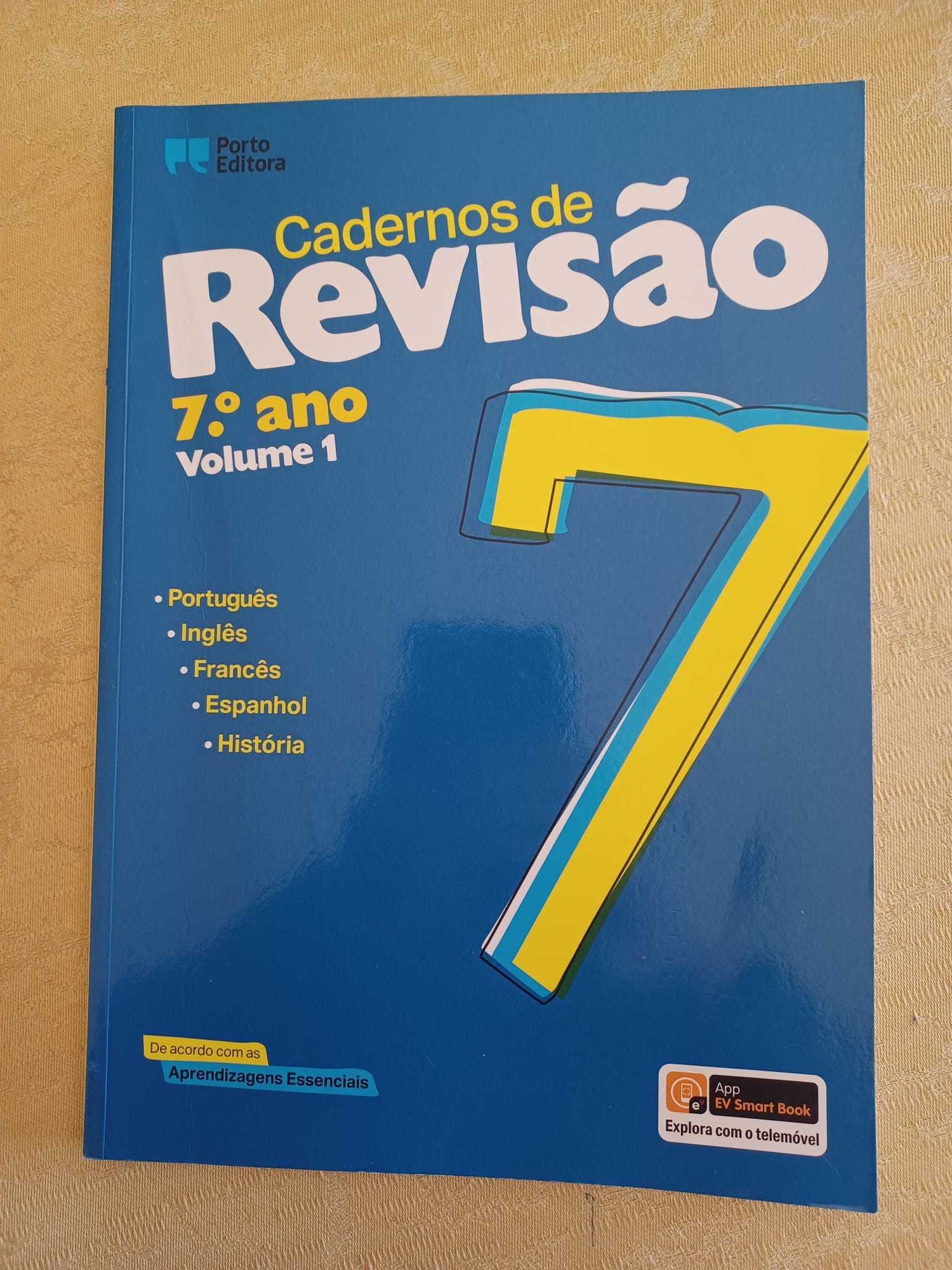 Cadernos de Revisão - 7.º Ano - Volume 1 - NOVO