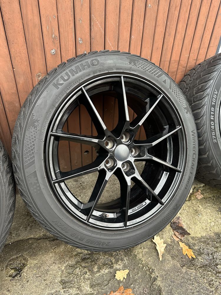Koła felgi DIEWE ALLA 5x112 R19 opony zimowe Kumho 245/45R19 275/40R19