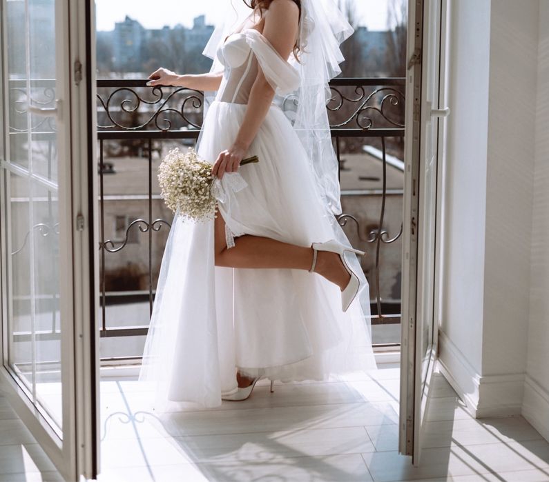 Свадебное белое платье