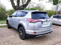 Toyota RAV4 Toyota RAV 4 srebrny 4 generacja automat hybryda benzyna 2,5 hybrid