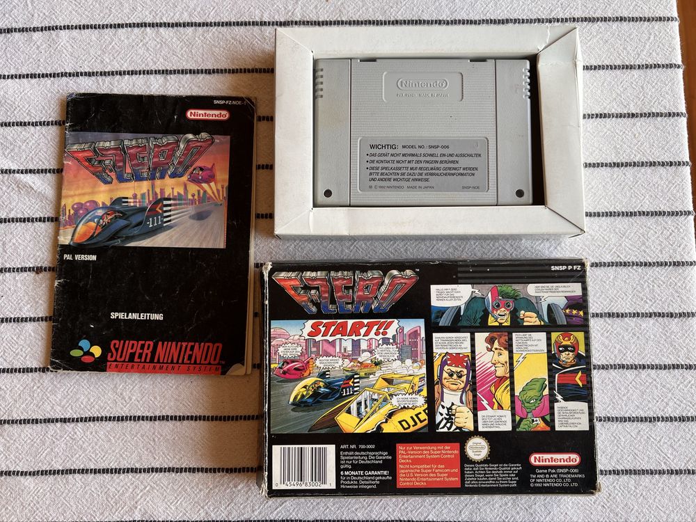 Gra F-Zero PAL VERSION Super Nintendo SNES