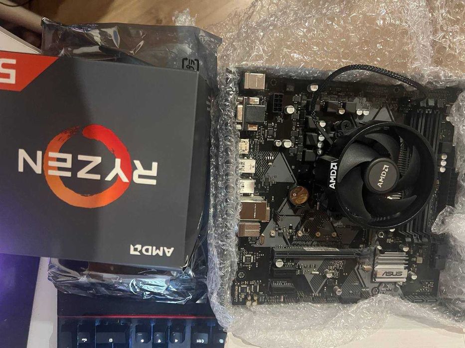 Ryzen 5 2600 + ASUS B450M-A + chłodzenie AMD