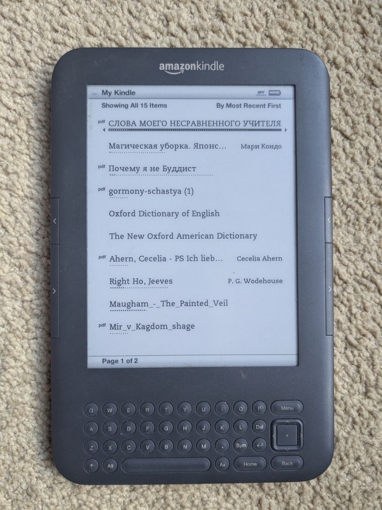 Електронна книга Amazon kindle